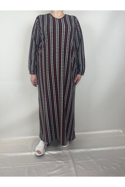 YAŞAR TRİKO Rochie de damă, neagră, roșu, bej, cu decolteu în V, cu mâneci lungi, din piele intoarsa, cu maneci elastice, rochie de sezon pentru mama