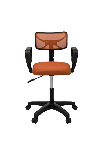 Türksit Buse Çalışma Koltuğu Plastik Ayak Turuncu