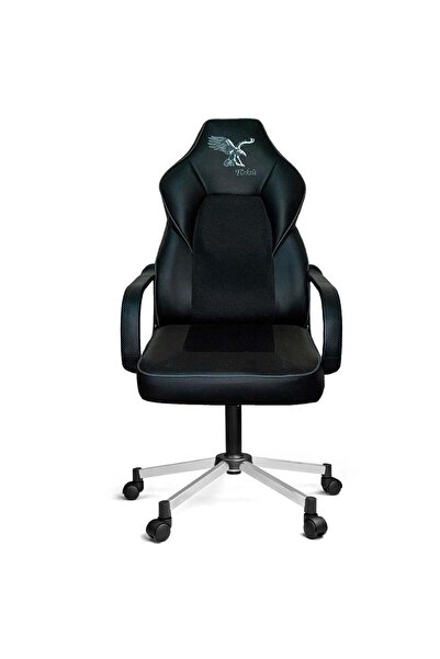 Türksit Lidya Kartal Oyuncu Koltuğu Plastik Kol Ve Metalik Gri Boyalı Ayaklı Gri