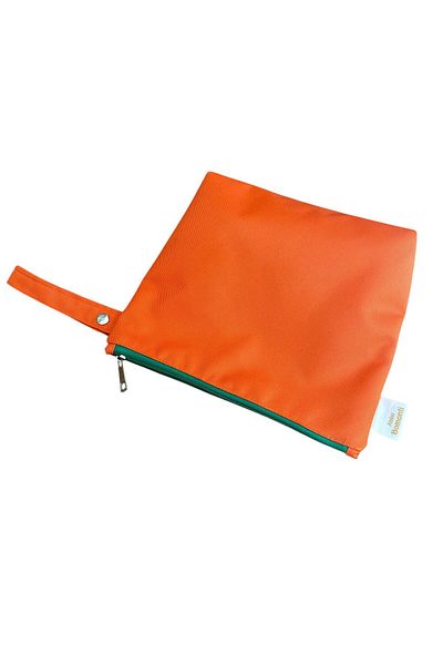 Atelier Bomonti Mamikids Mini Wet&Dry Wet/Dirty, Pool/Beach Bag Nursery Bag 30X25Cm Orange