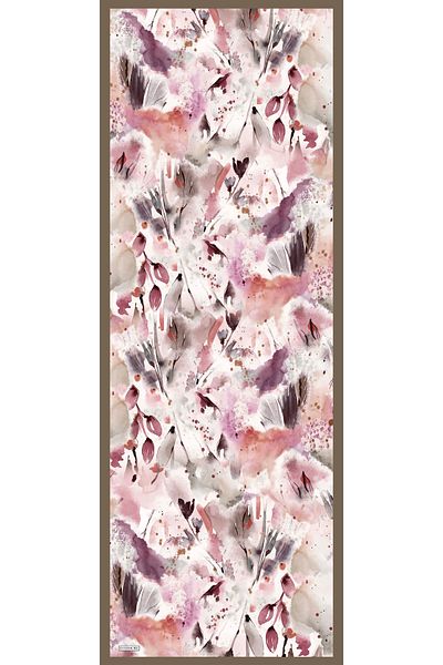EVERMORE Elegance Green Soft Pink Shawl - Μοτίβο μάρμαρο - EM061-18