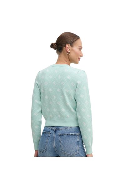 Guess Sarah 4g Ls Cn Cardi - Comfortable Cutting