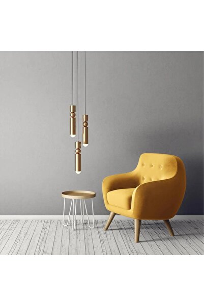 Btm Modern elegant golden pentagonal chandelier