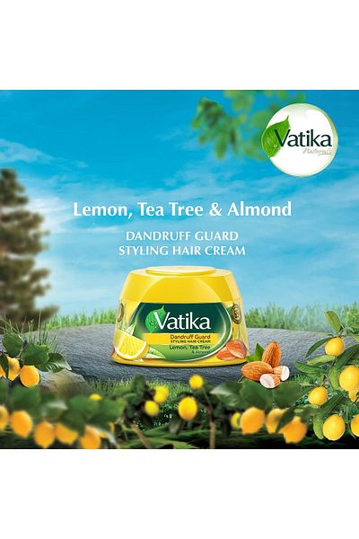 Vatika HAIR CREAM DANDRUFF GUARD TWIN PACK 140ML(YELLOW)