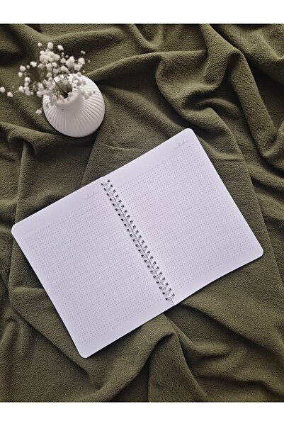 Store Şita Notebook - Noktalı Beyaz Defter - Kış Serisi