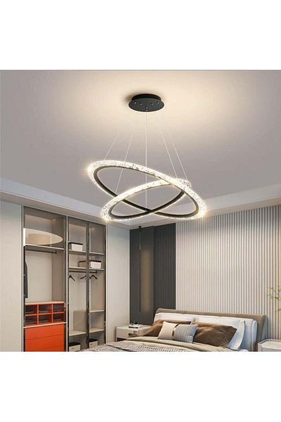 Btm Modern LED Chandelier 3 Levels Jumbo 80cm + 60cm + 40cm