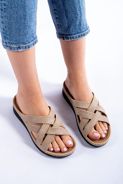 ShoesBag Γυναικεία Ανατομική Σόλα Σφήνα Ορθοπεδικές Παντόφλες, Γυναικείες Ορθοπεδικές Παντόφλες