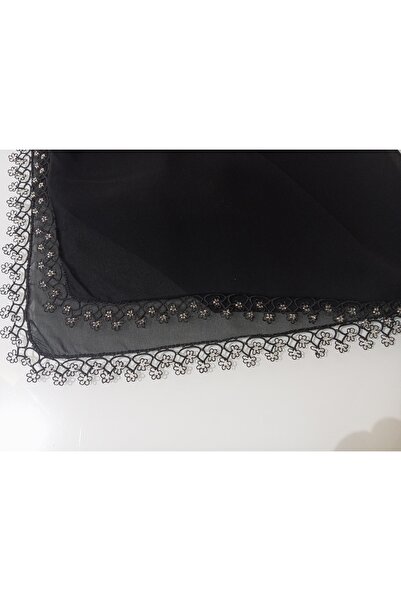 NUMİSTORE Mekik oyası siyah renk namaz örtüsü