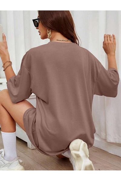 warn Καλοκαιρινό πολύχρωμο μπλουζάκι Oversize
