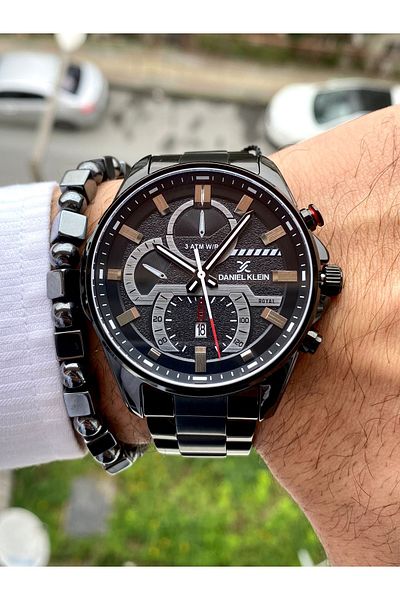 Daniel Klein Men's Wristwatch - Exclusive Leather Strap