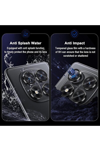 m.tk moveteck Xiaomi Redmi Note 14 Pro Plus Kamera Koruma Lens Koruyucu Temperli Cam Uygulama Aparatlı Lens Camı