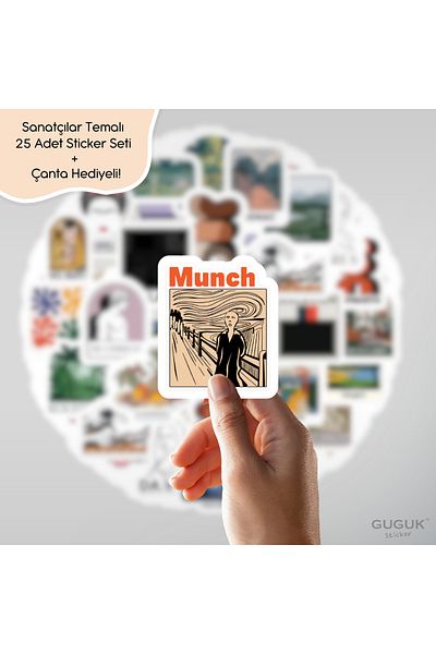 GUGUK مجموعة ملصقات الفنانين
