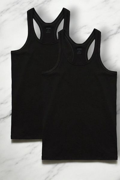 Eros Men's Boxed Cotton Swimming Back 2-Piece Undershirt A1204.24.-25E