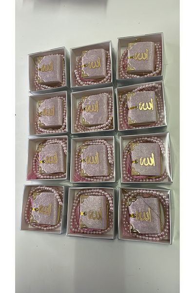 Classy Δώρο μας mevlidlik mini kuranıkerim και tesbşh σετ ανάμεικτα χρώματα 100 τεμάχια
