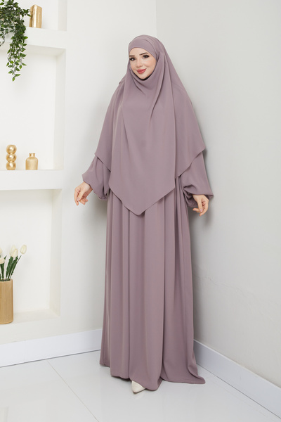 Rüyam Moda مجموعة فستان سوفلي مكونة من 3 قطع