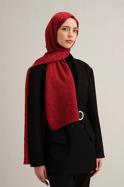 Armine Jacquard Silk Cotton Shawl 11174