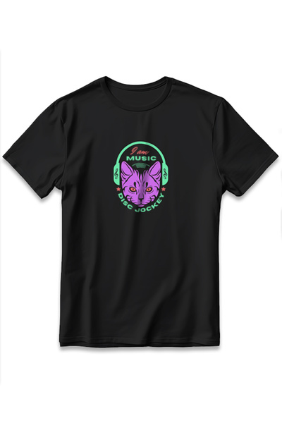 EZG Business Tricou unisex Disk Jokey DJ Oversize - 100% bumbac, respirabil, ...