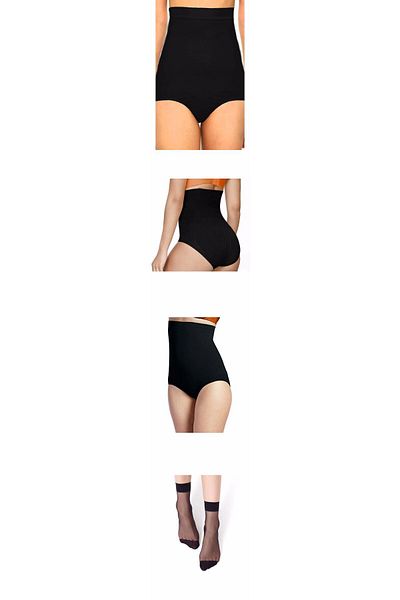 bonbonetti chocolate baby&kids High Waist Recovery Corset Ballerina Socks - Women's Size 1, Guaranteed Gift