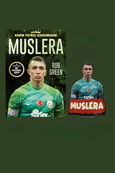 Dokuz Yayınları Benim Futbol Kahramanım Muslera (Poster/Futbolcu Kartları/Bib...