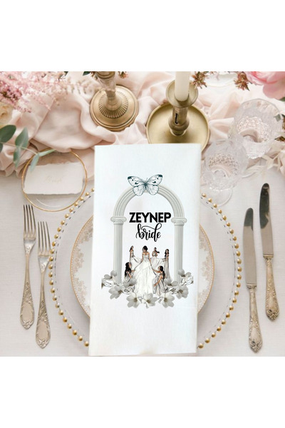 Lion Baskı ve Organizasyon Bride baskılı Peçete 20 Adet