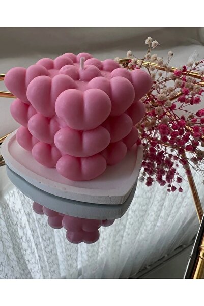 ALFAGİFT Alfagifts  kalpli bubble mum