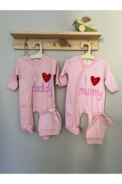 Butik 2’li Yenidoğan Bebek Tulum Takım