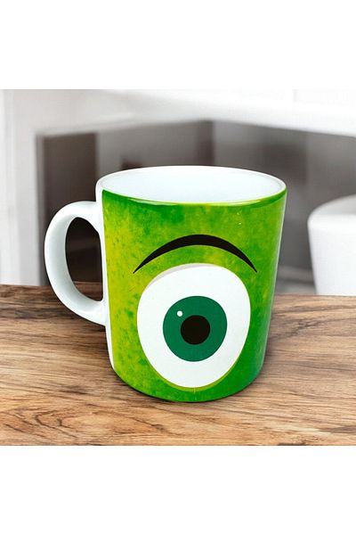 Touz Moda كوب بورسلين مطبوع بالكامل من Worm Boutique Y2K Cute Monsters