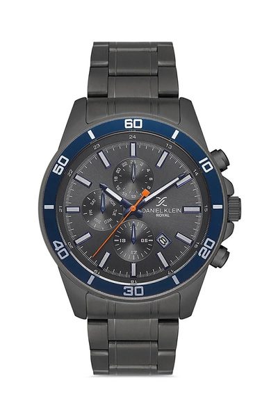 Daniel Klein Men's Smoked Wristwatch - Steel Case, Waterproof, Casual, Black Dial, Sports and Classic