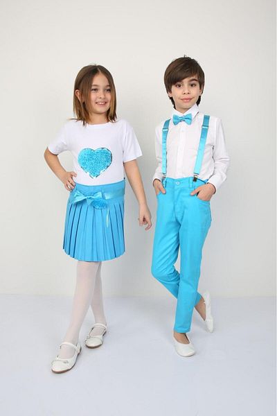 ümitteks iş ve okul kıyafetleri 23 April Show Personal Services Couple Team Boy-Girl