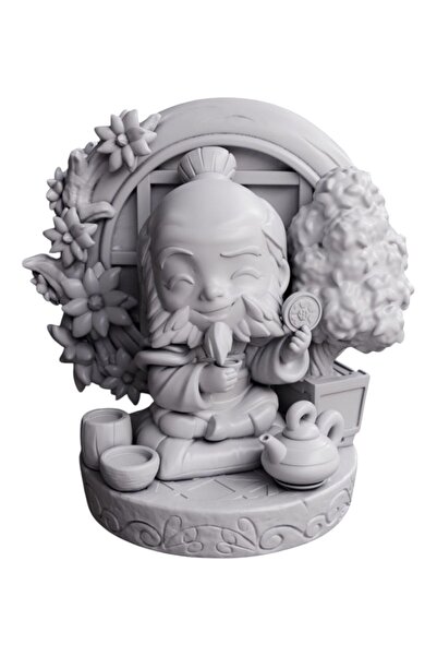 Miyazaki Premium Chibi Uncle Iroh Figürü | Avatar: The Last Airbender Koleksi...