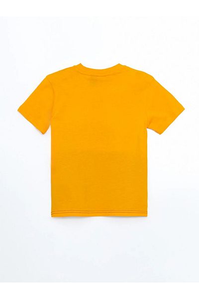 LC Waikiki Lcw Kids Yellow Crew Neck Boys T-Shirt