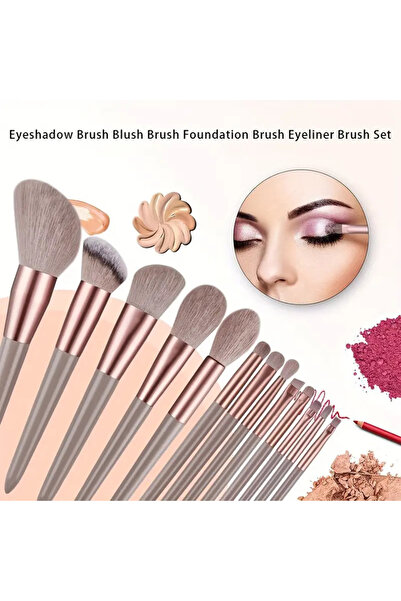 Tikatti 33 Parça Yüksek Kaliteli Fırçalar, Saç Bandı, Bileklikler ve Güzellik Süngerleri