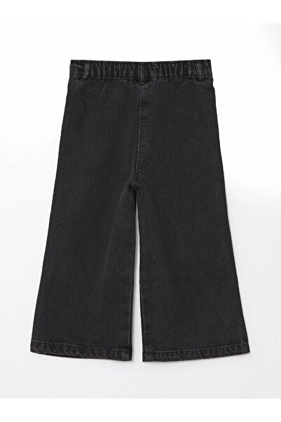 LC Waikiki Lcw Kids Siyah Beli Lastikli Kız Bebek Jean Pantolon