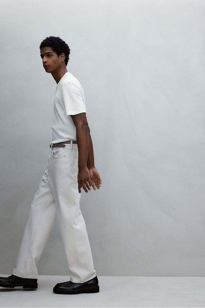 H&M Regular Fit Textured T-shirt