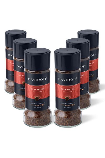 Davidoff Rich Aroma 100 Gr 6 Pieces of Soluble Coffee