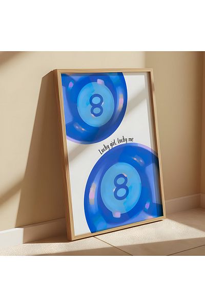 Home Set de 3 postere Blue Coquette Wall Art, Decor camera de zi, Decor camera adolescentului, fara rama