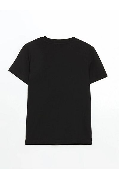 LC Waikiki Tricou pentru băiat LCW Kids negru cu gât crew