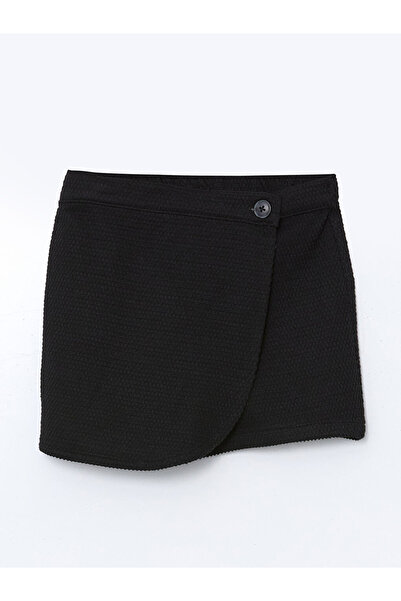 LC Waikiki Ecru Baby Lapel Girl's Shirt and Shorts Skirt Set of 2