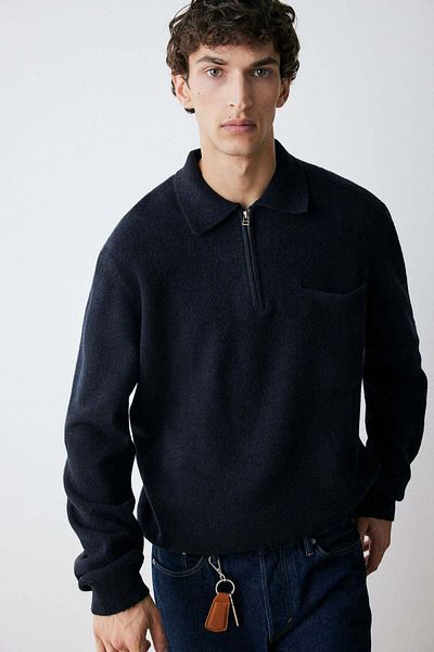 H&M Regular Fit Zip-top Jumper