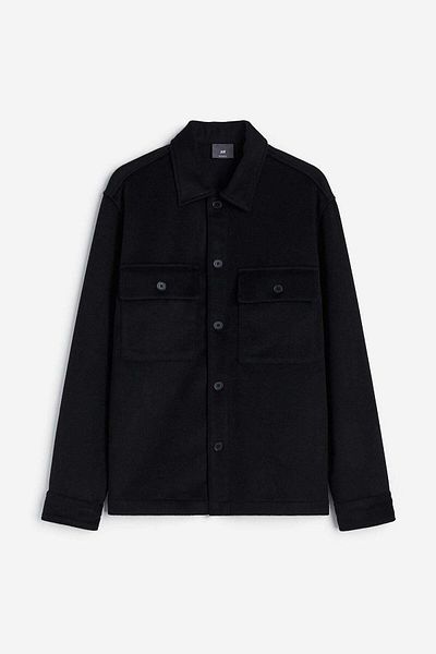 H&M Regular Fit Wool-blend overshirt