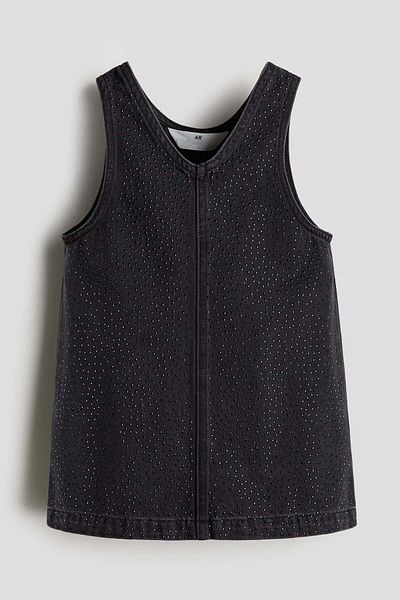 H&M Embellished denim dress