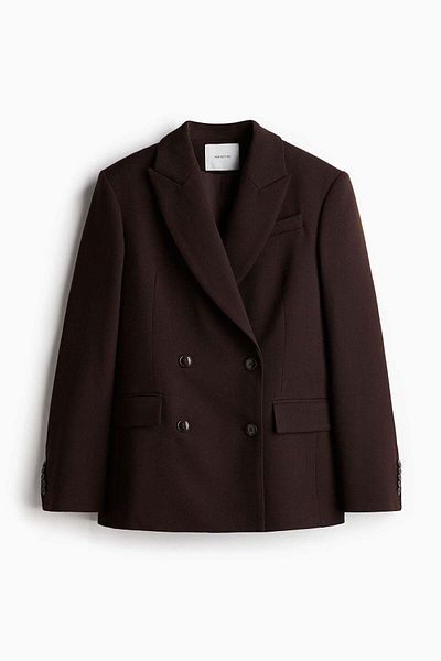 H&M Double-breasted wool blazer
