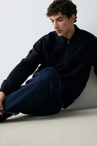 H&M Regular Fit Zip-top Jumper