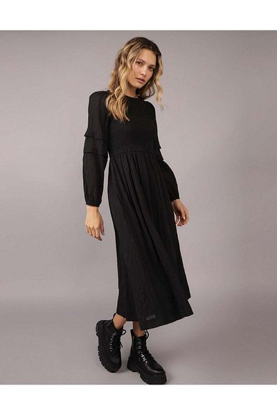 AMERICAN EAGLE AE Smocked Midi Dress