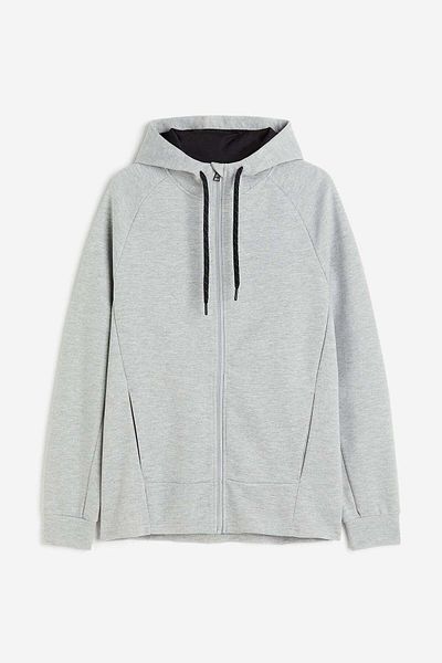 H&M DryMove™ Zip-through sports hoodie