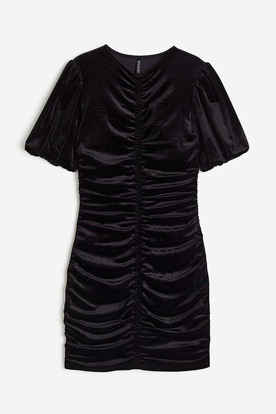 H&M Gathered bodycon dress