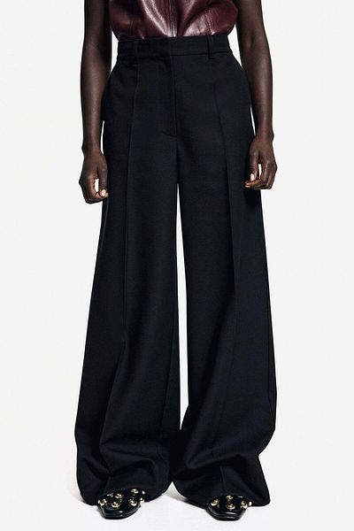 H&M Tailored crease-leg trousers