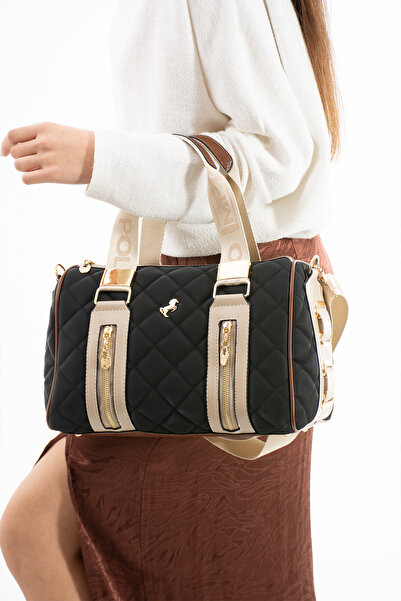 Just Polo حقيبة يد وكتف نسائية طويلة بحزام متقاطع TYCET4107