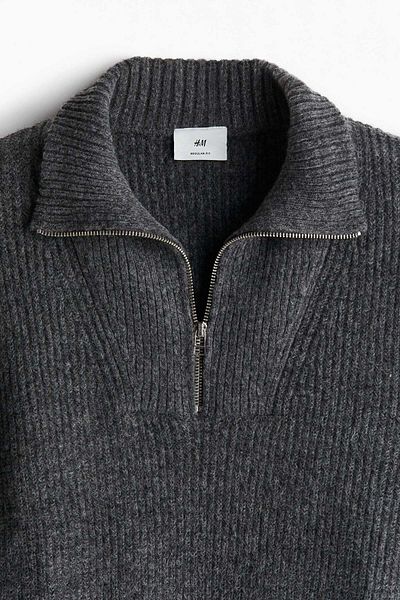 H&M Regular Fit Zip-top Jumper
