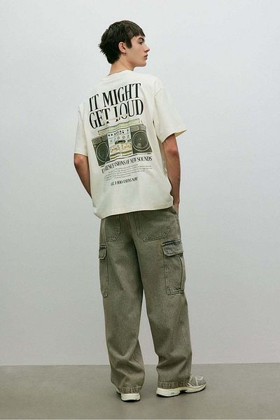 H&M Relaxed Fit Cotton T-shirt